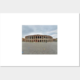 Verona Arena amphitheatre view Posters and Art